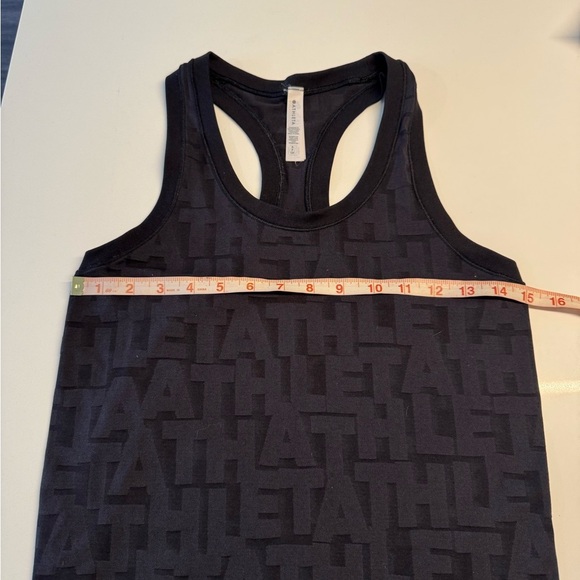 Athleta Momentum Tank Top Black Logo Racerback Athletic Workout Size Small - Picture 8 of 9
